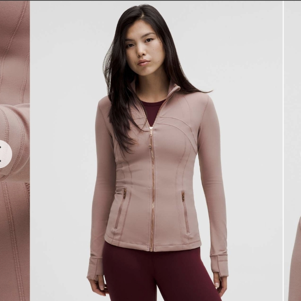 Lululemon Define Jacket in "Twilight Rose"